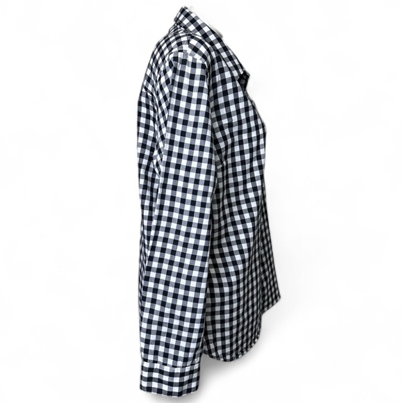OLD NAVY 'The Classic' with "Love" on Pocket Gingham Women's Button Down sz XLTG - Picture 4 of 10